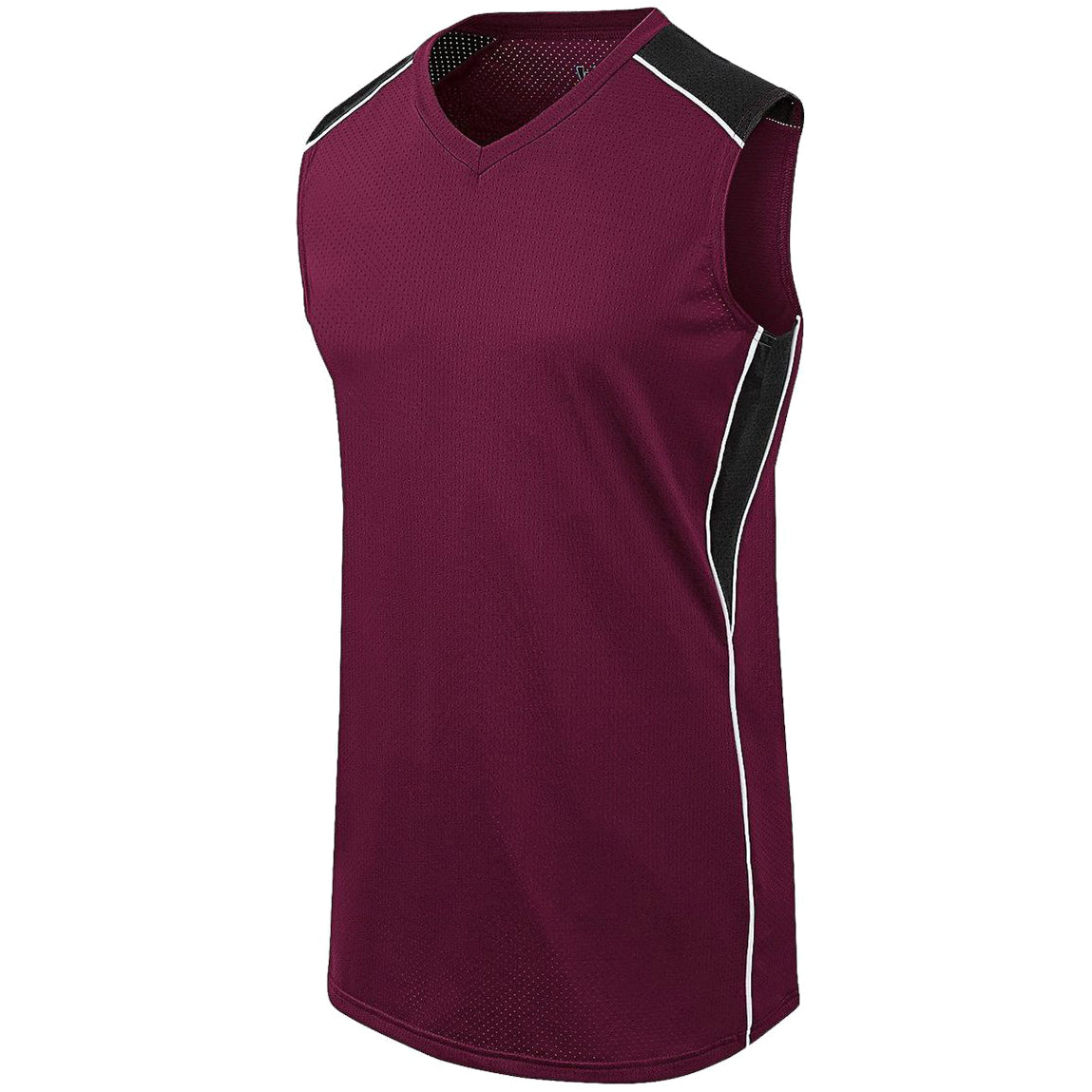 Maroon/Black/White