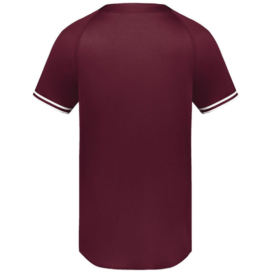 Maroon/White