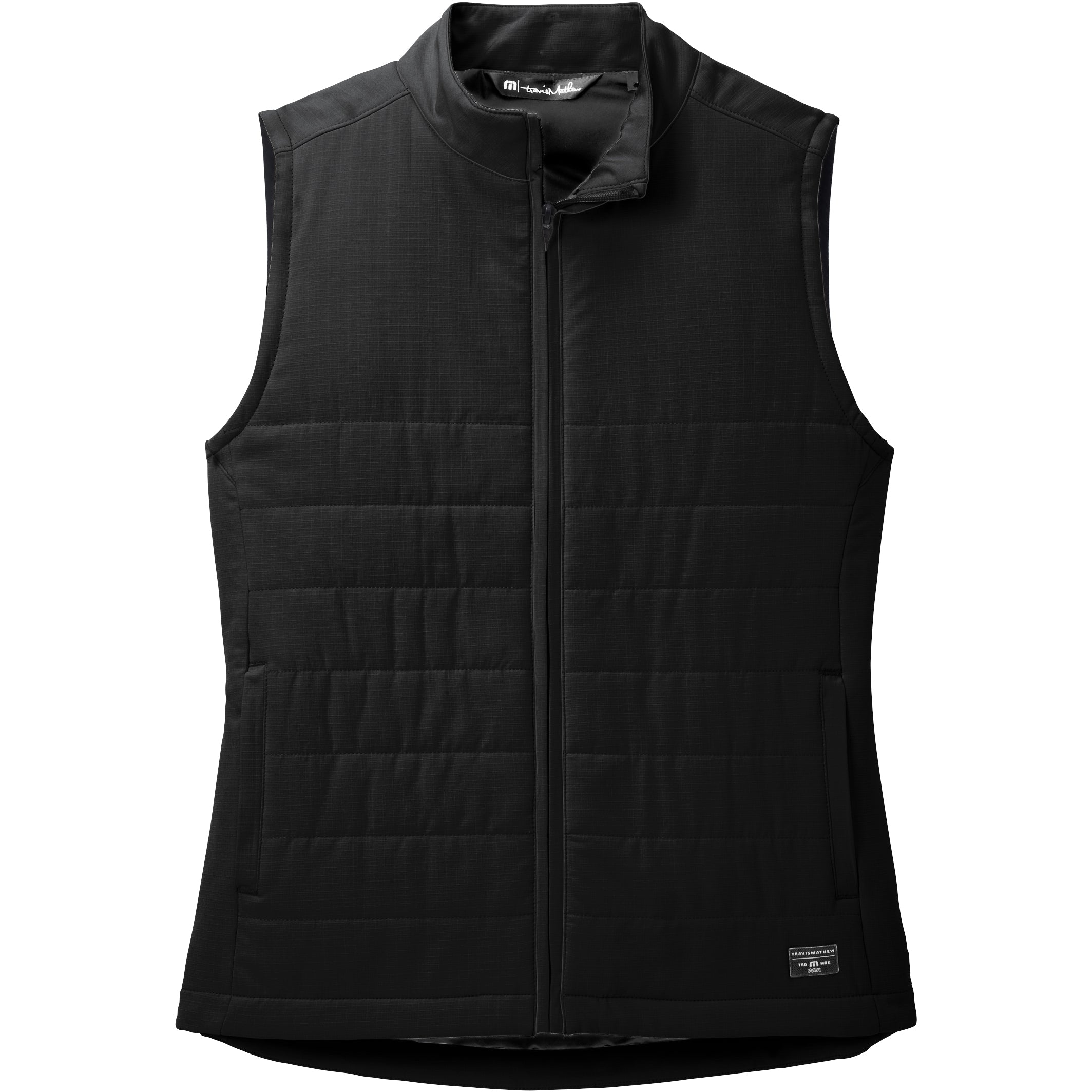 Travis Mathew Cold Bay shops Puffer Vest Size Large Gray Golf Full Zip Pockets