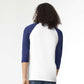 White/Heather Indigo