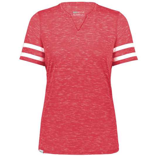 Scarlet Heather/White