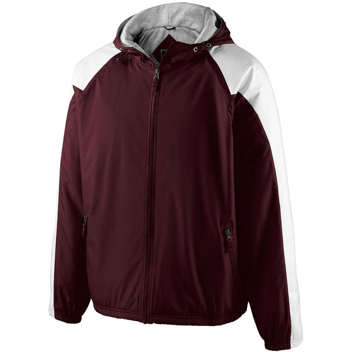 Maroon/White