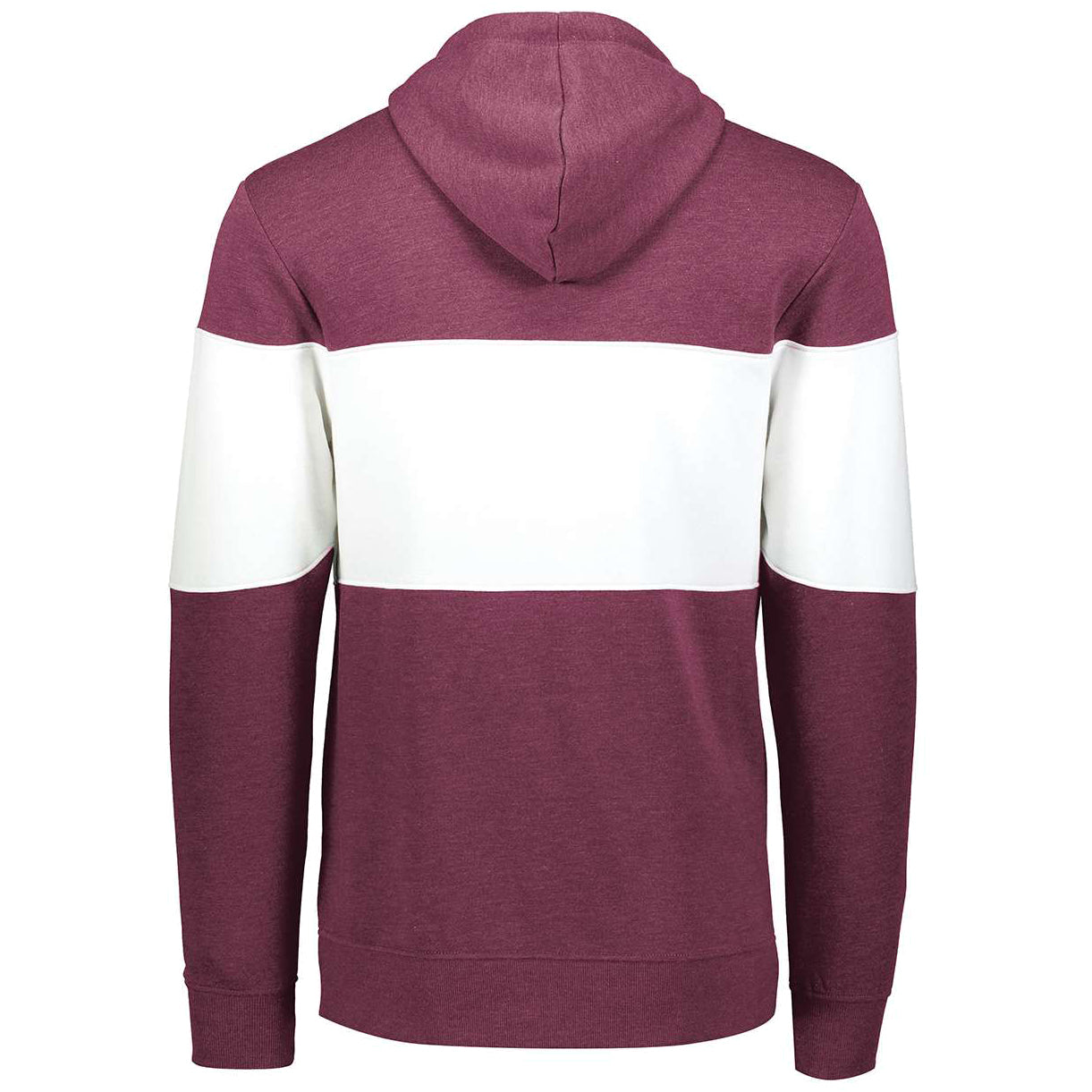 Maroon Heather/White