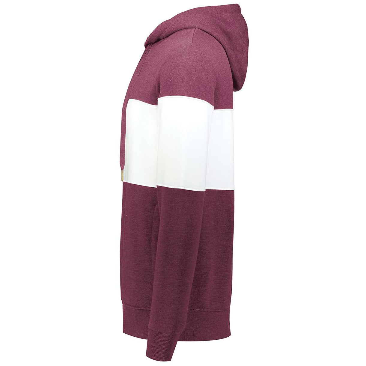 Maroon Heather/White