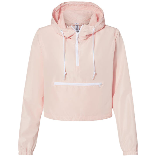 Blush/White Zipper