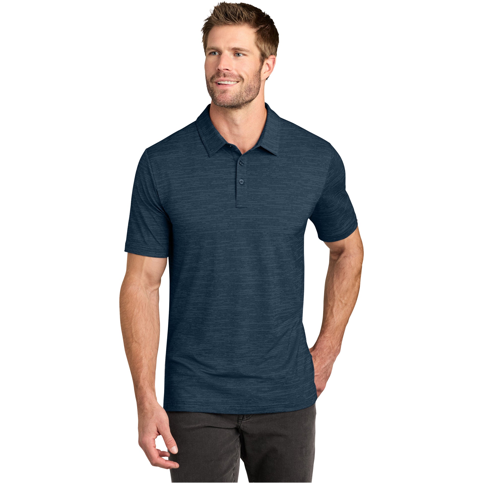 Heathered Navy