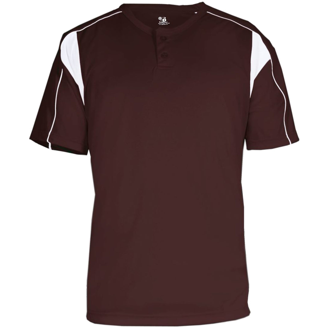 Maroon/White