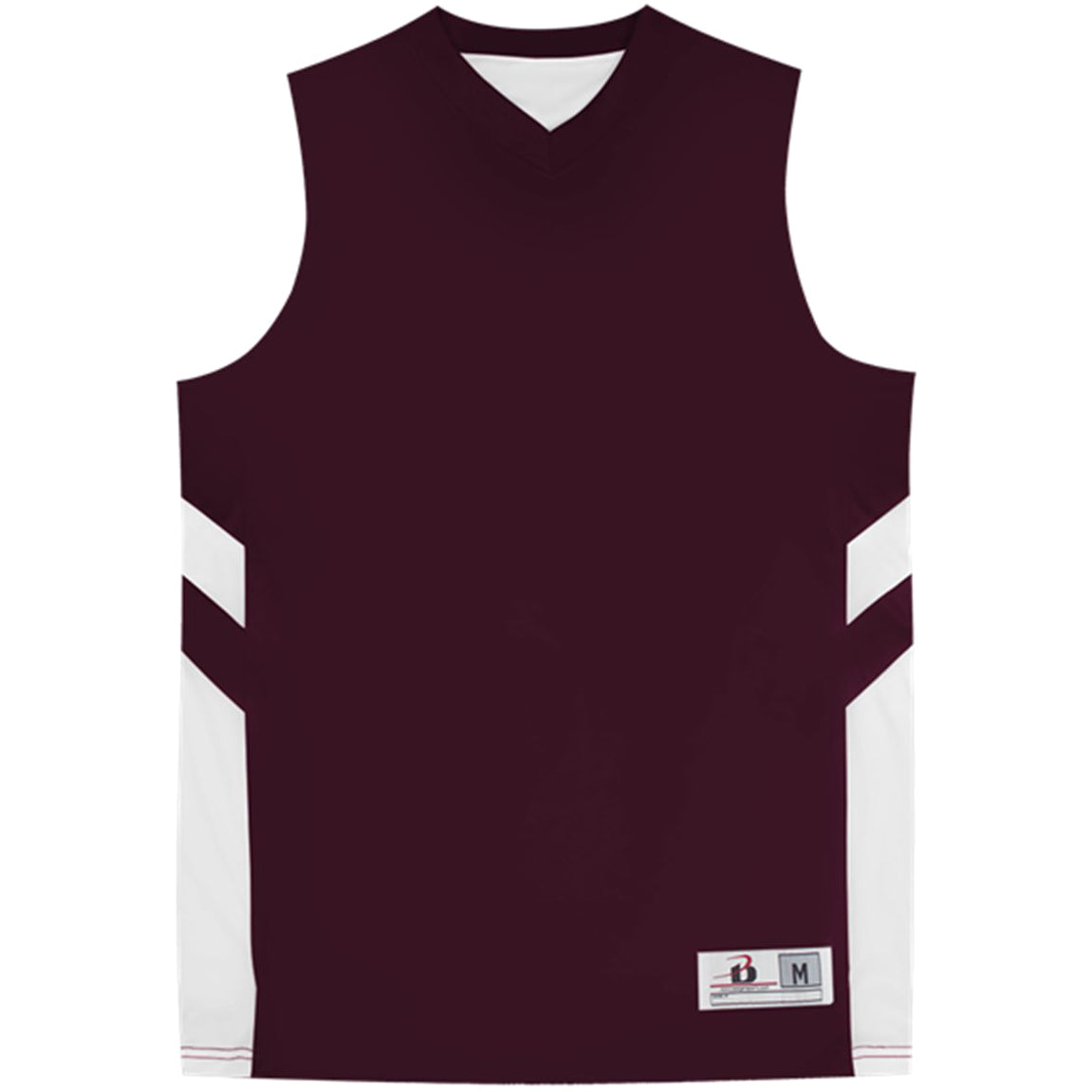 Maroon/White