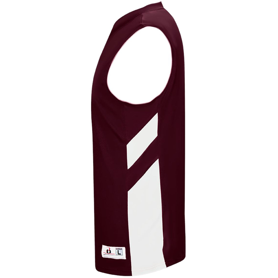 Maroon/White