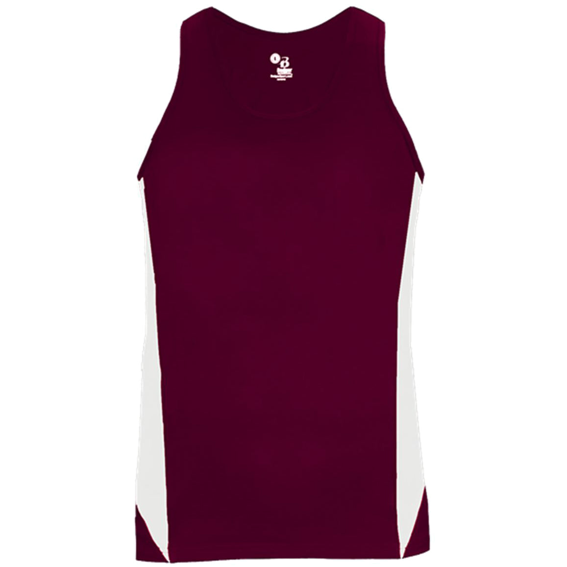 Maroon/White