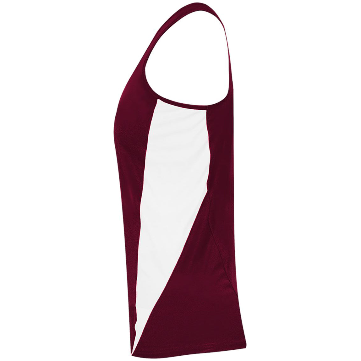 Maroon/White