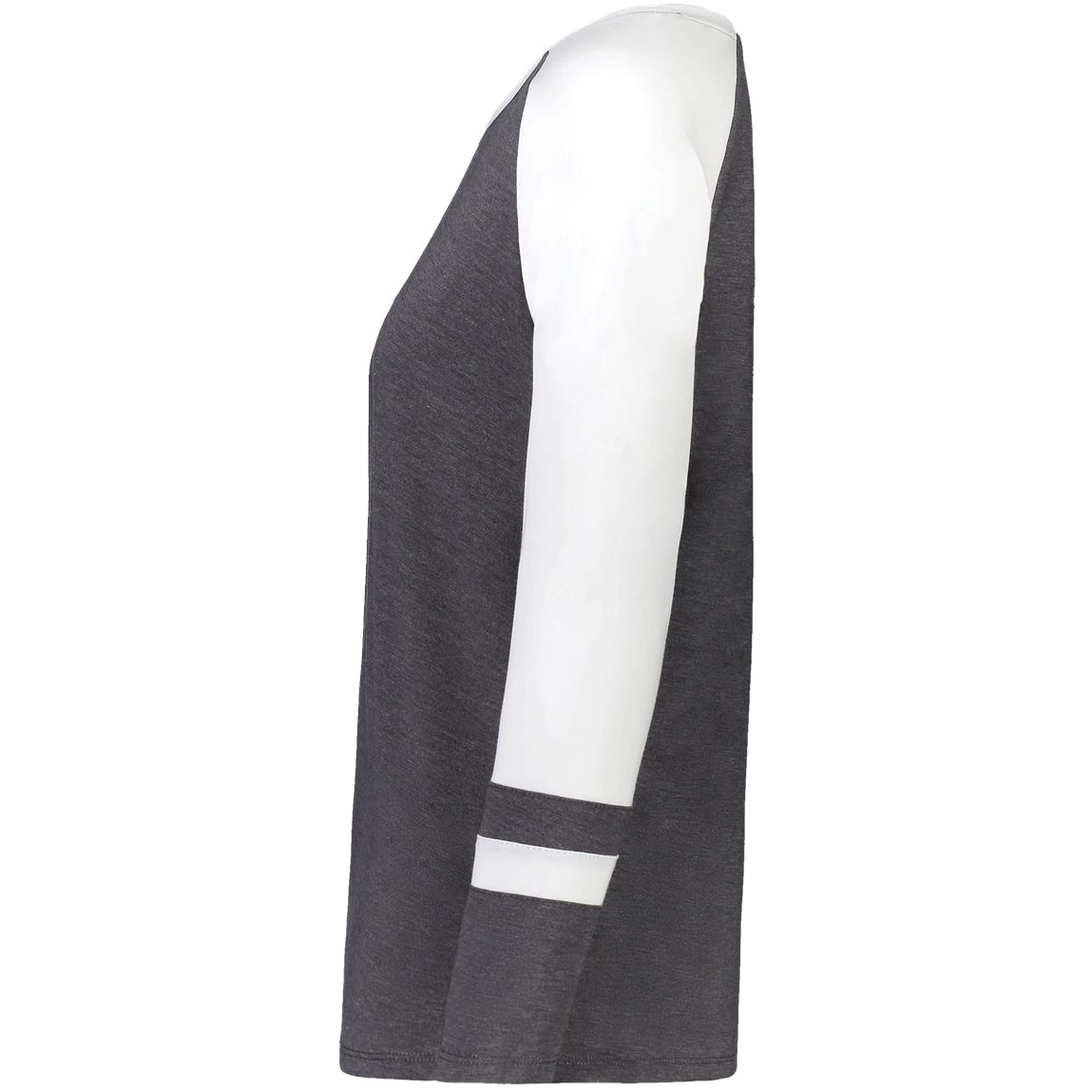 Carbon Heather/White