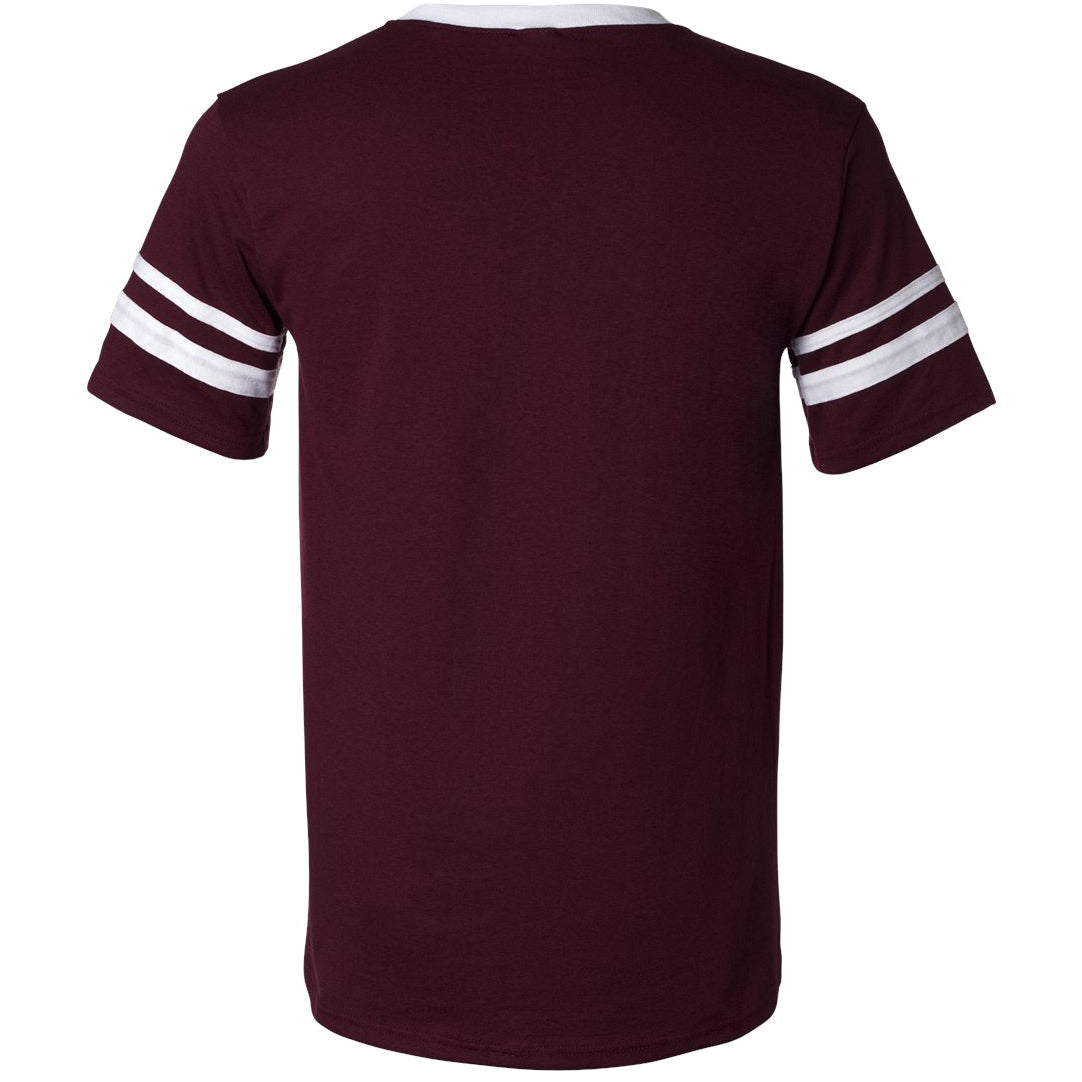 Maroon/White