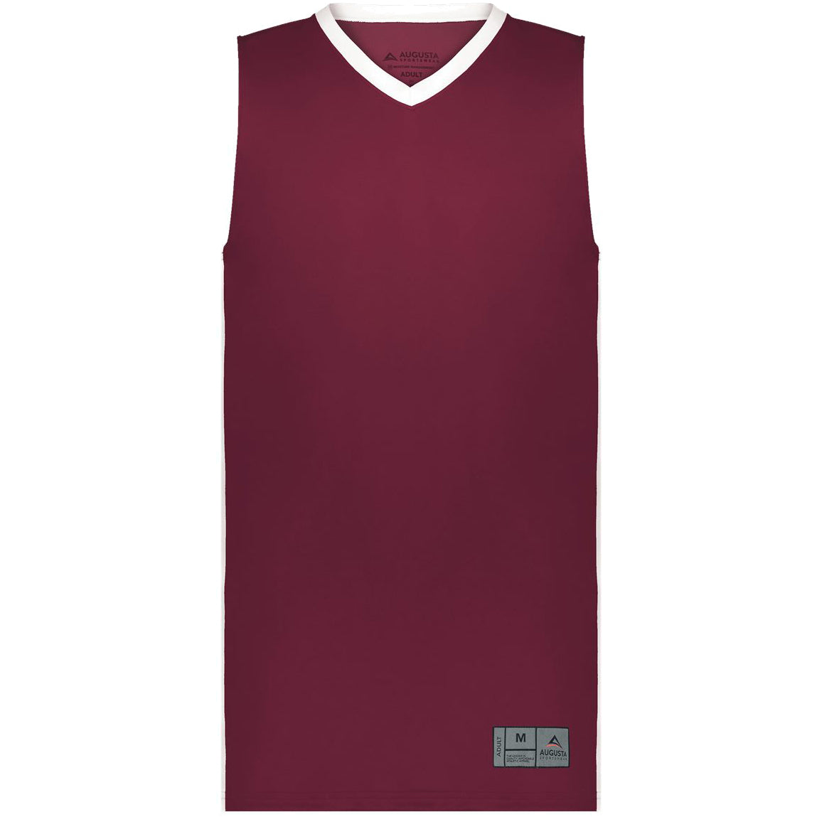 Maroon/White