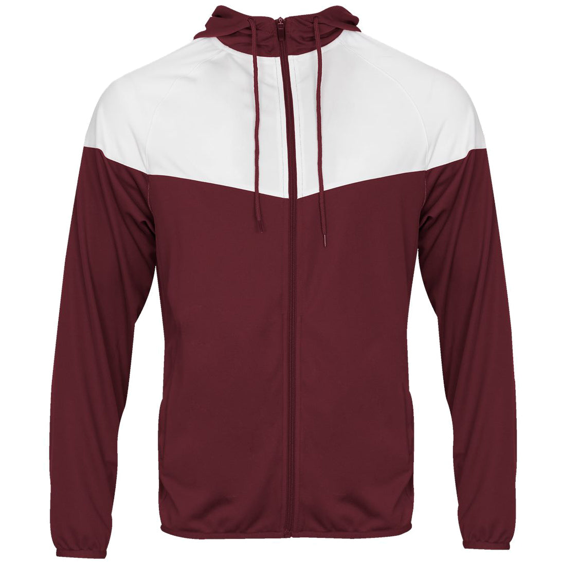 Maroon/White