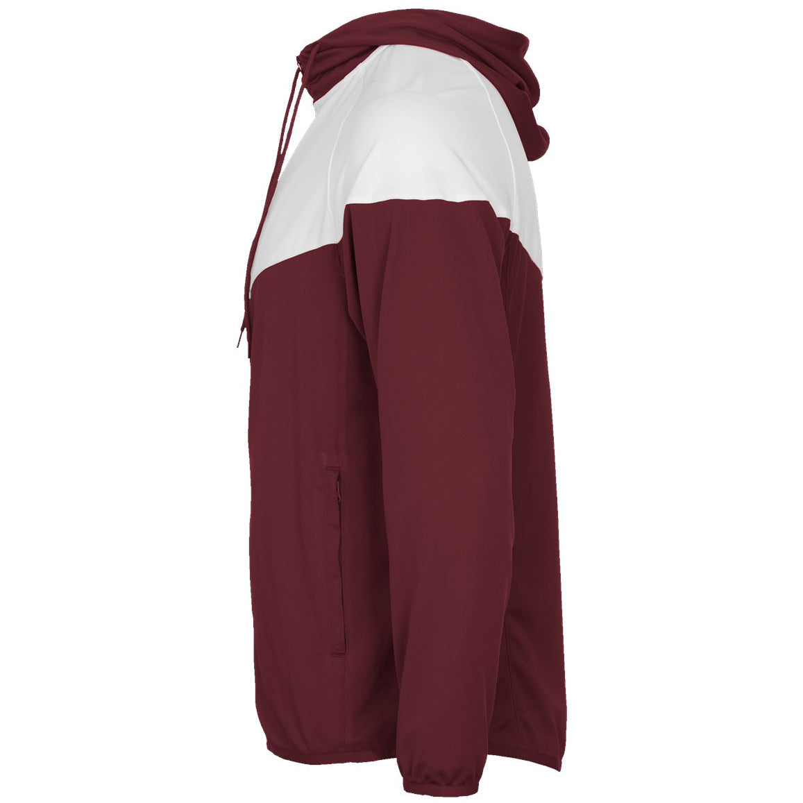 Maroon/White