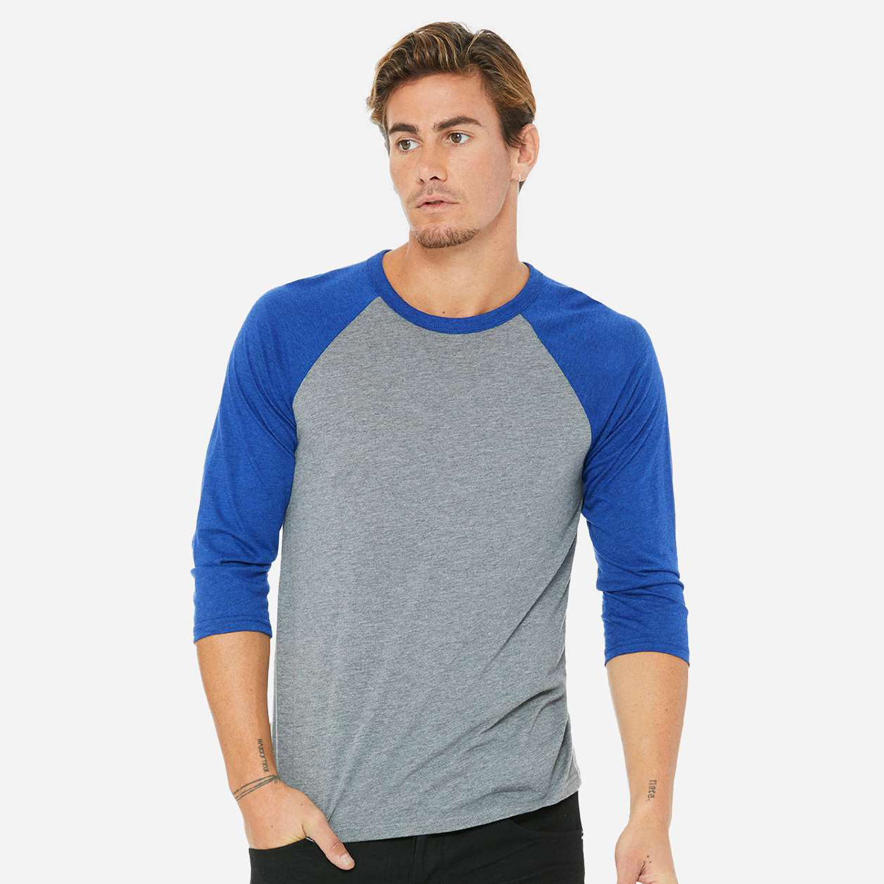 Grey/True Royal Triblend