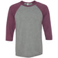 Grey/Maroon Triblend