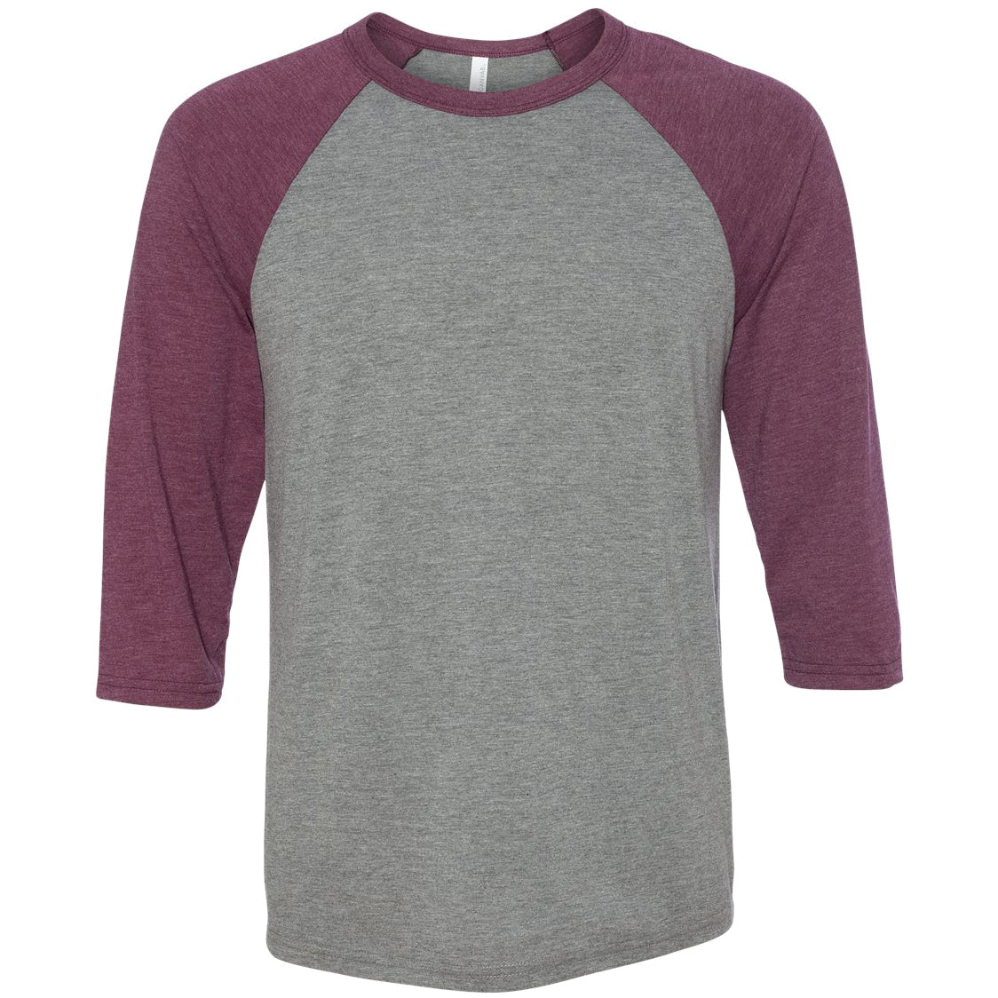 Grey/Maroon Triblend
