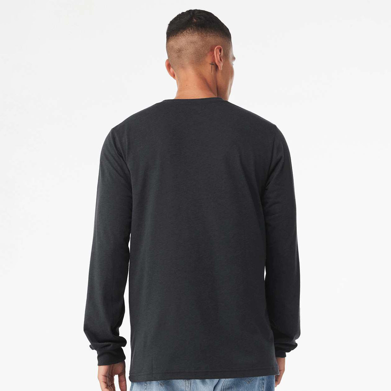 Solid Dark Grey Triblend