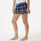 Navy/Silver Plaid