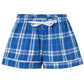 Royal/Silver Plaid