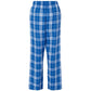 Royal/Silver Plaid