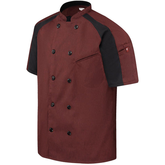 Merlot Heather/Black Mesh