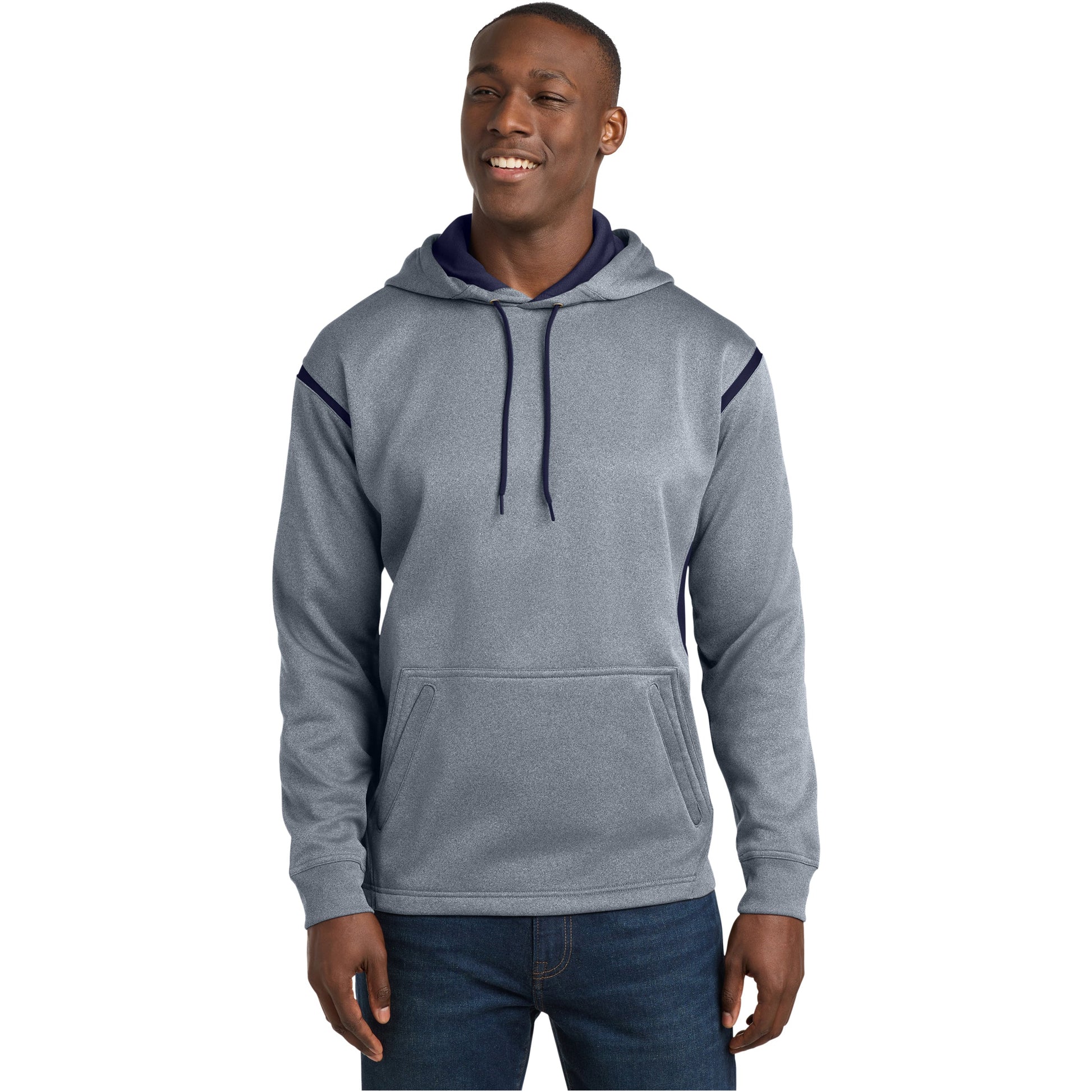 Grey Heather/True Navy