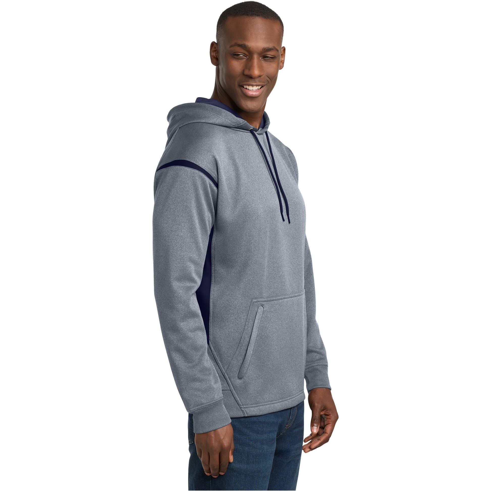 Grey Heather/True Navy