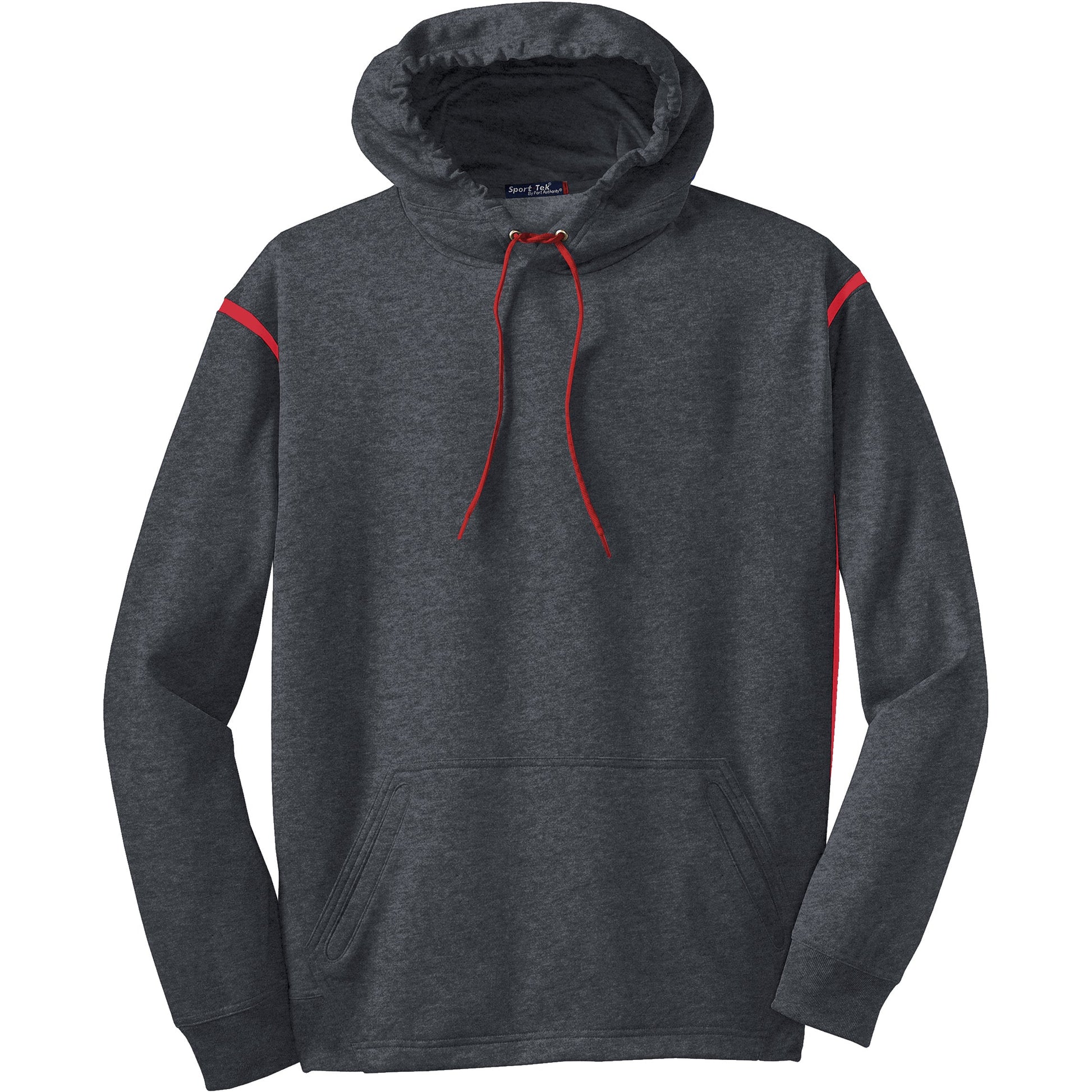 Graphite Heather/True Red