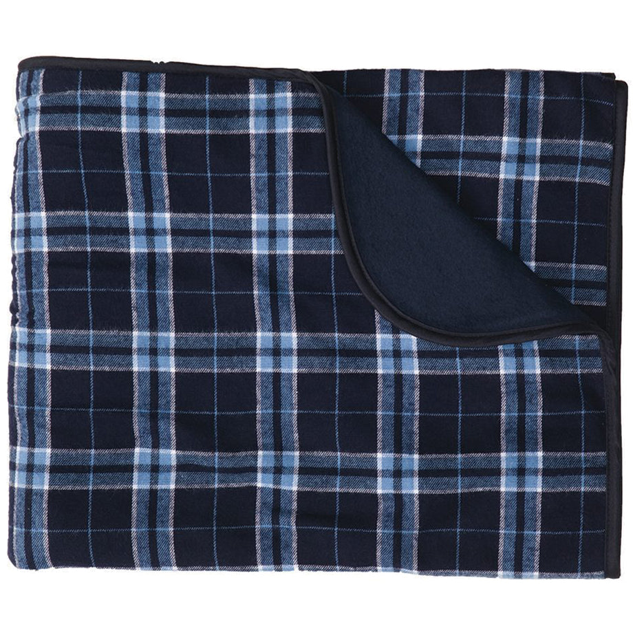 Navy/Columbia Plaid