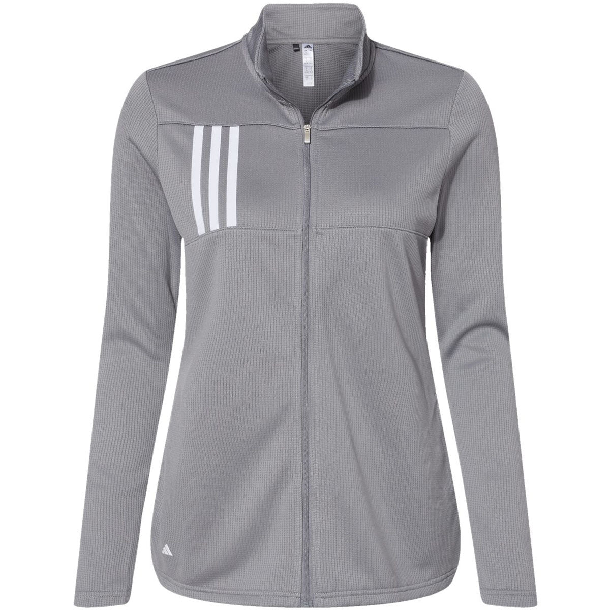 Women's 3-Stripes Textured Full-Zip Jacket – Golf Team Products