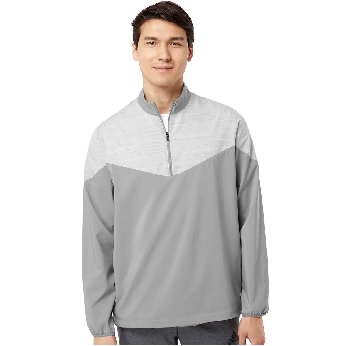 パクセロイ Heather Chevron Block 1/4-Zip Wind Pullover – Golf Team Products