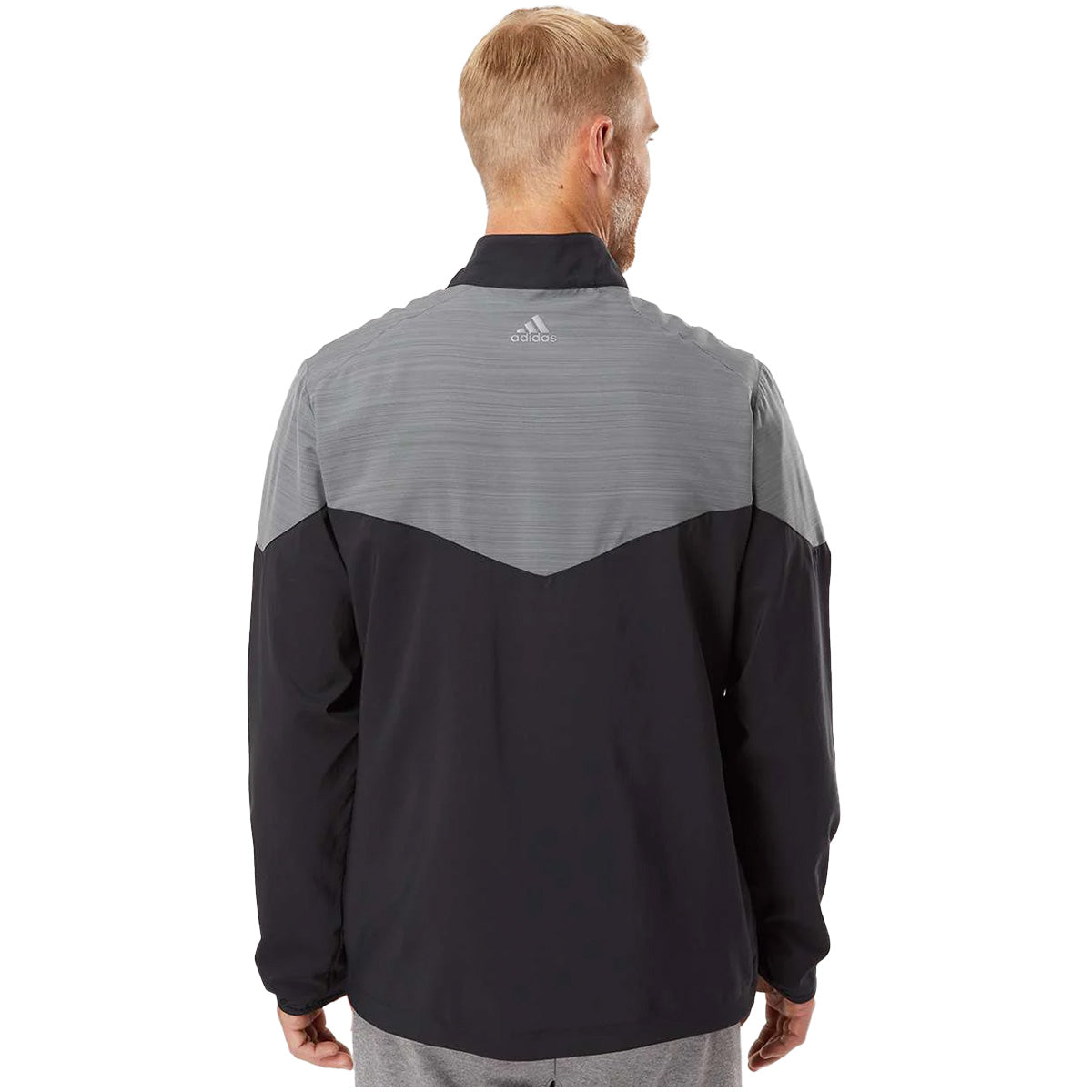 パクセロイ Heather Chevron Block 1/4-Zip Wind Pullover – Golf Team Products