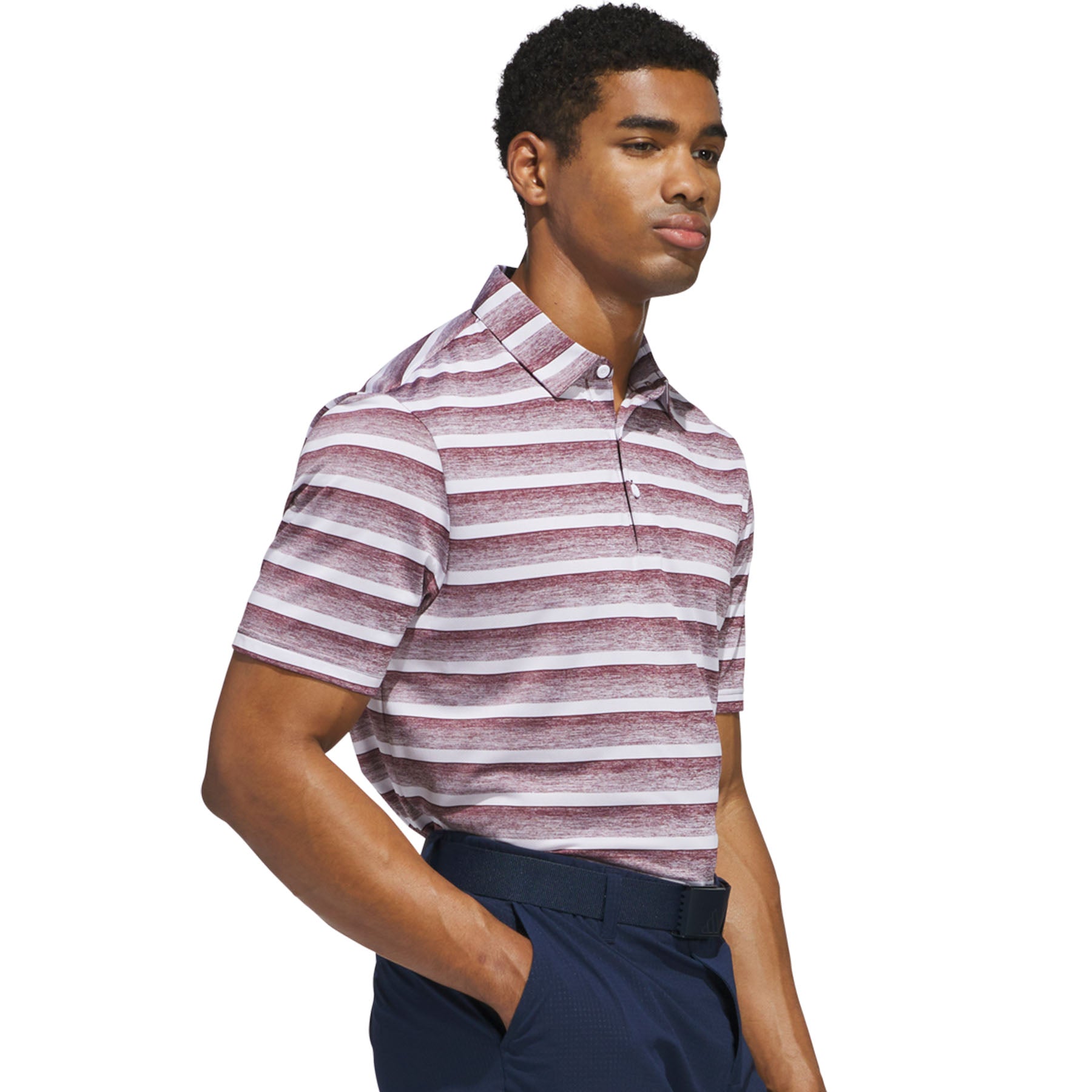 2 Color Stripe Polo – Golf Team Products
