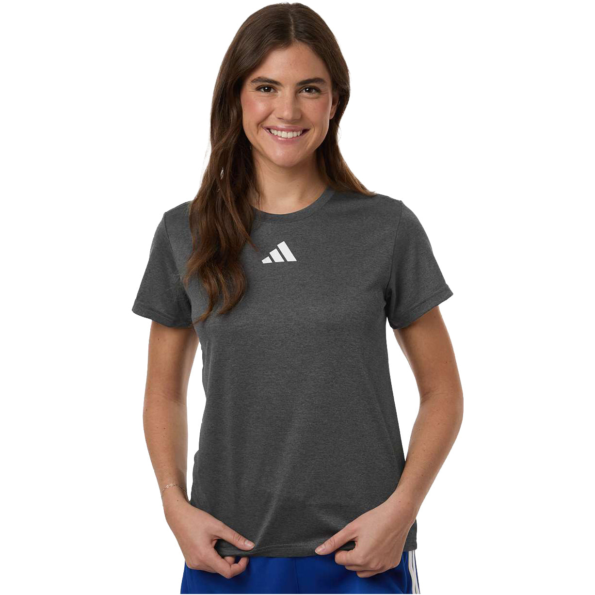 Dark Grey Heather/ White