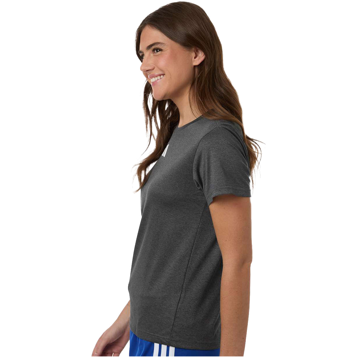 Dark Grey Heather/ White