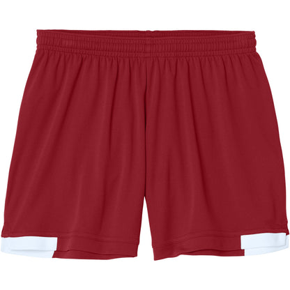 Deep Red/White