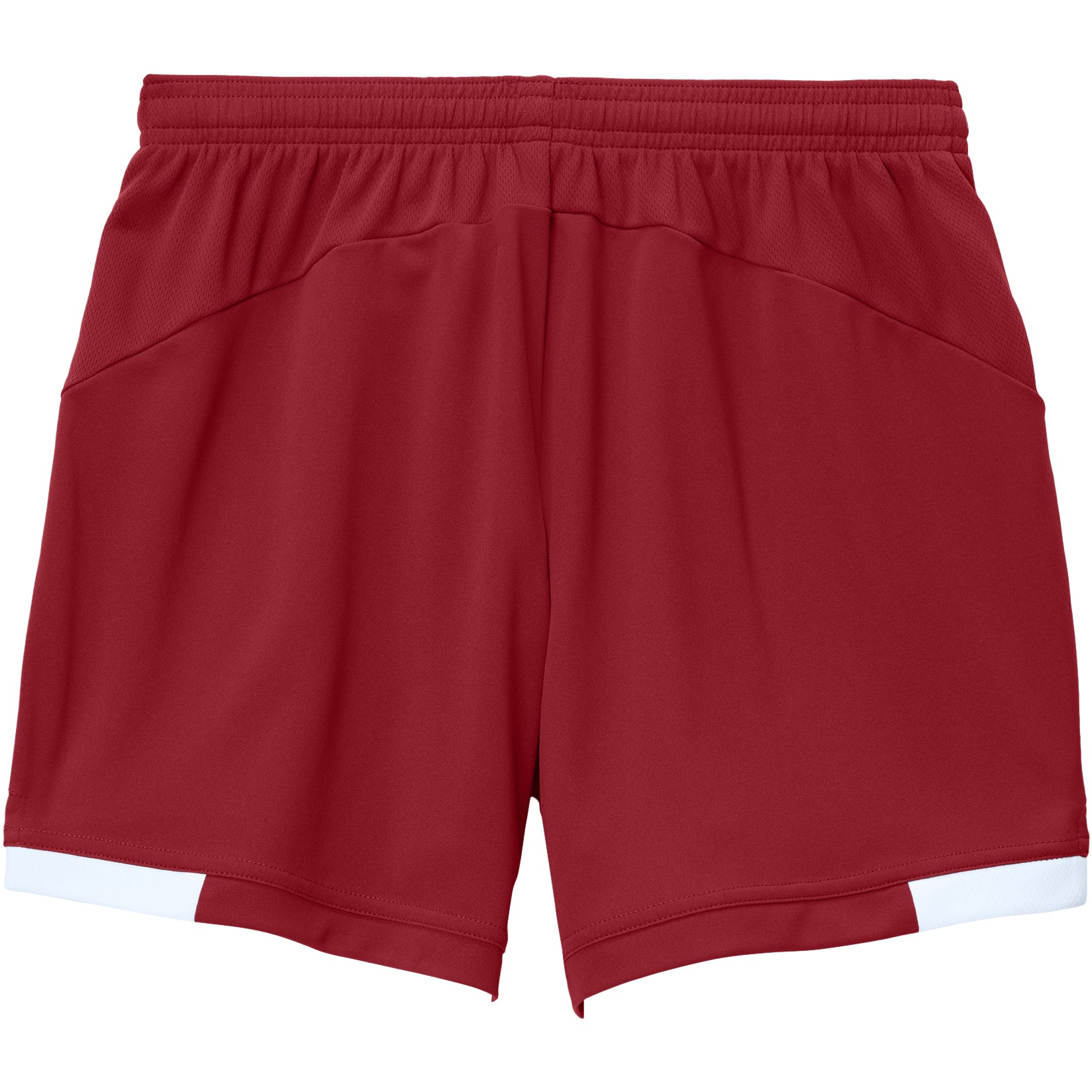 Deep Red/White