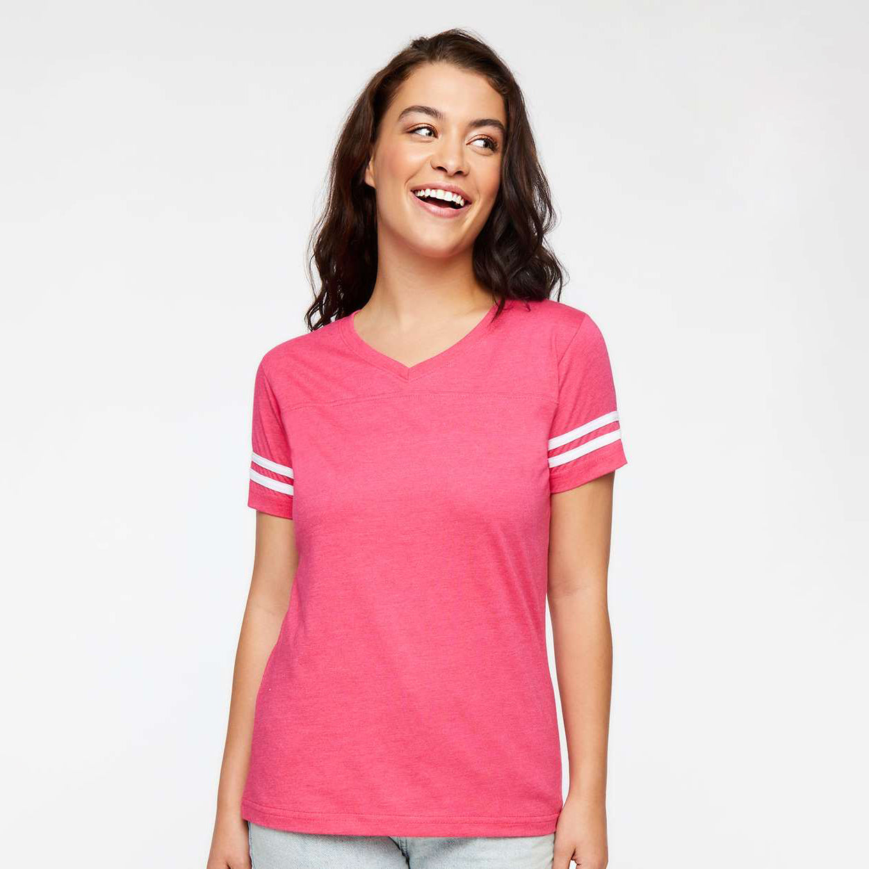 Vintage Hot Pink/White