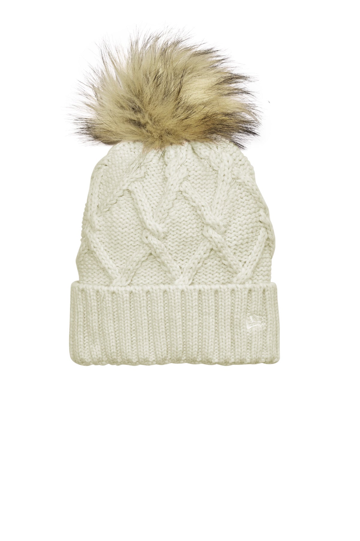 Faux Fur Pom Beanie