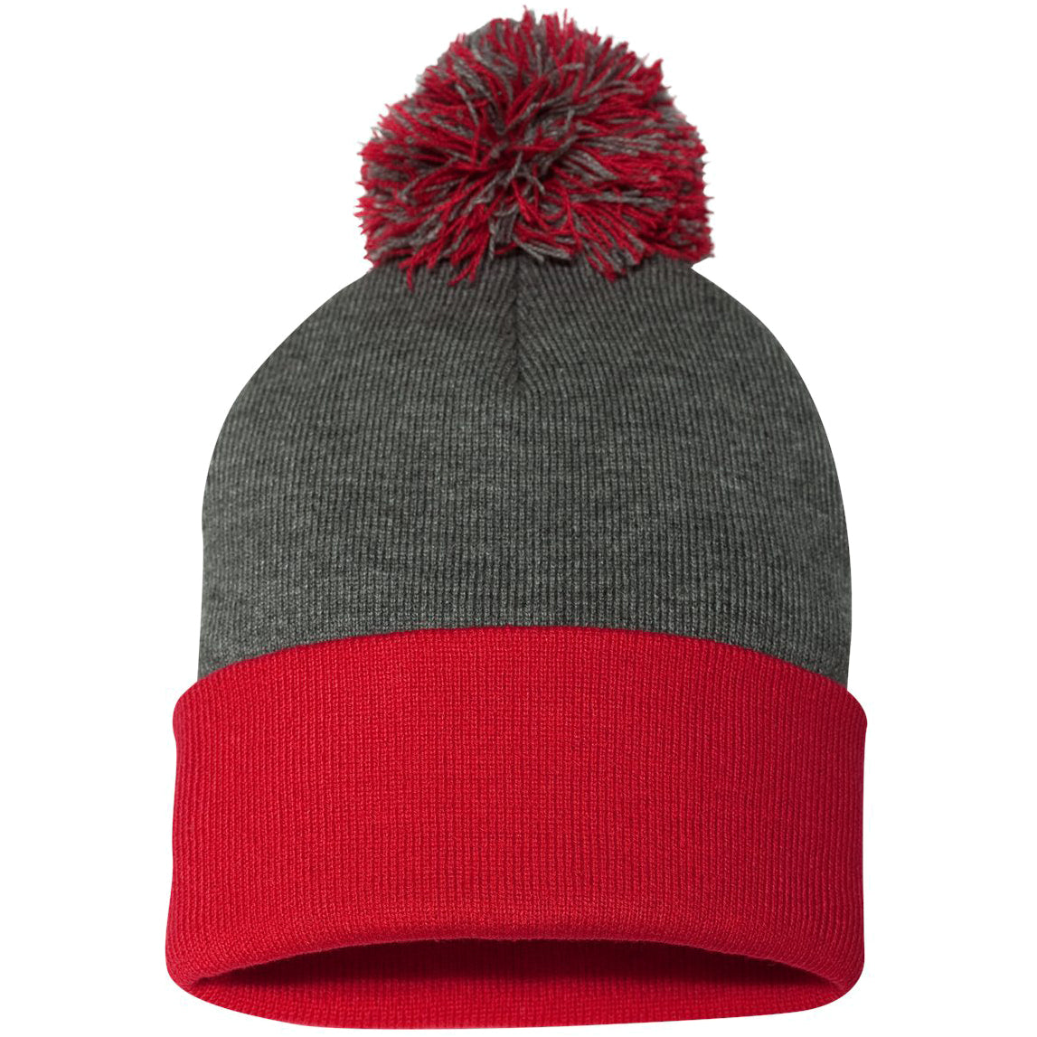 Dark Heather Grey/Red