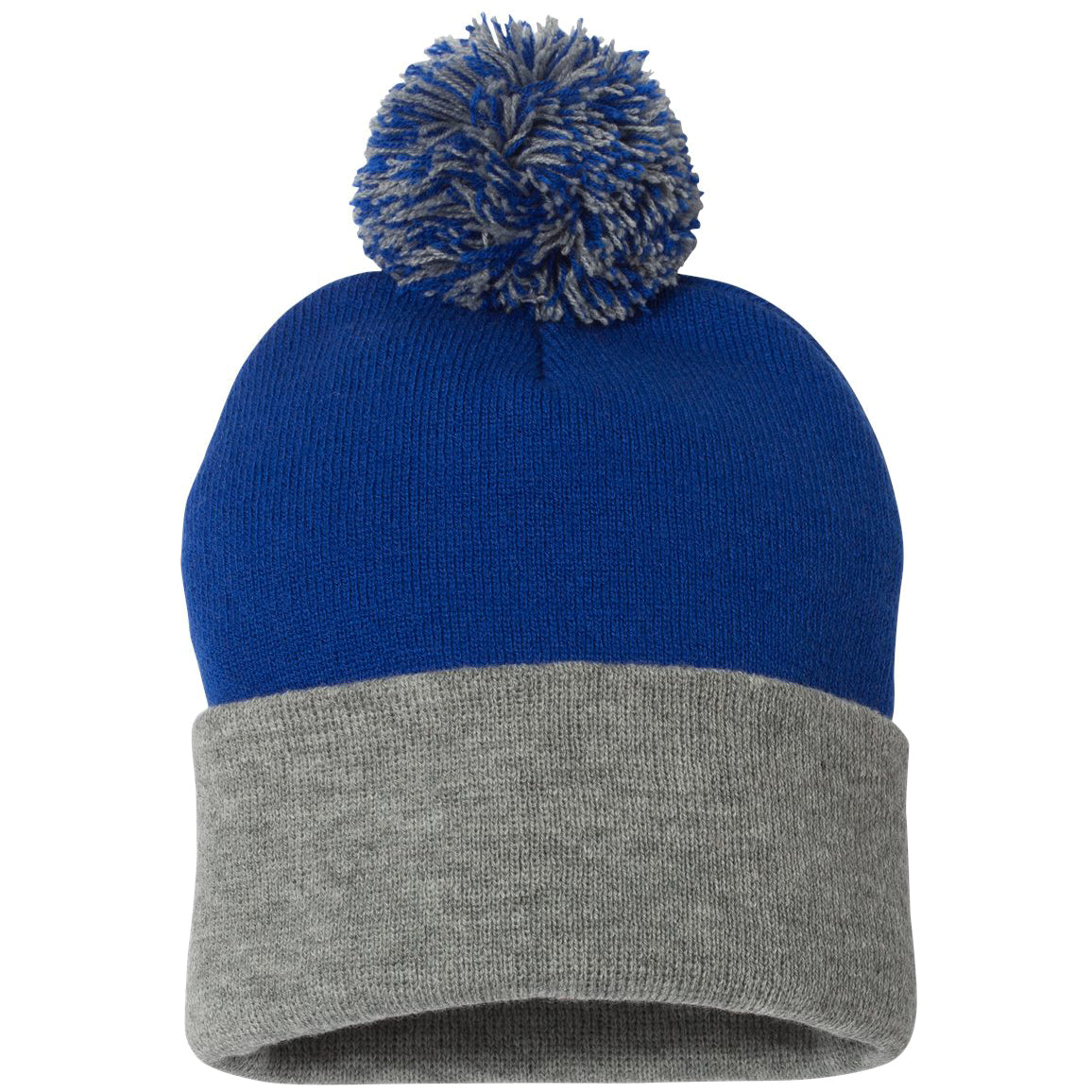 Royal/Light Heather Grey