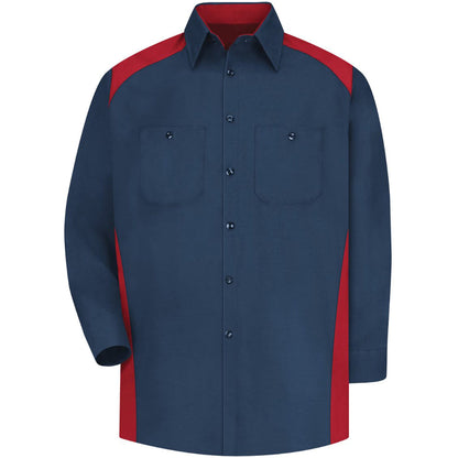 Navy/Red