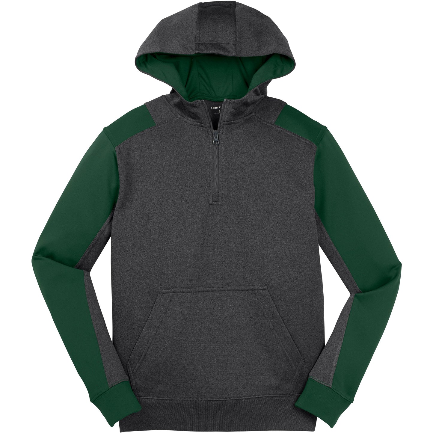Graphite Heather/Forest Green