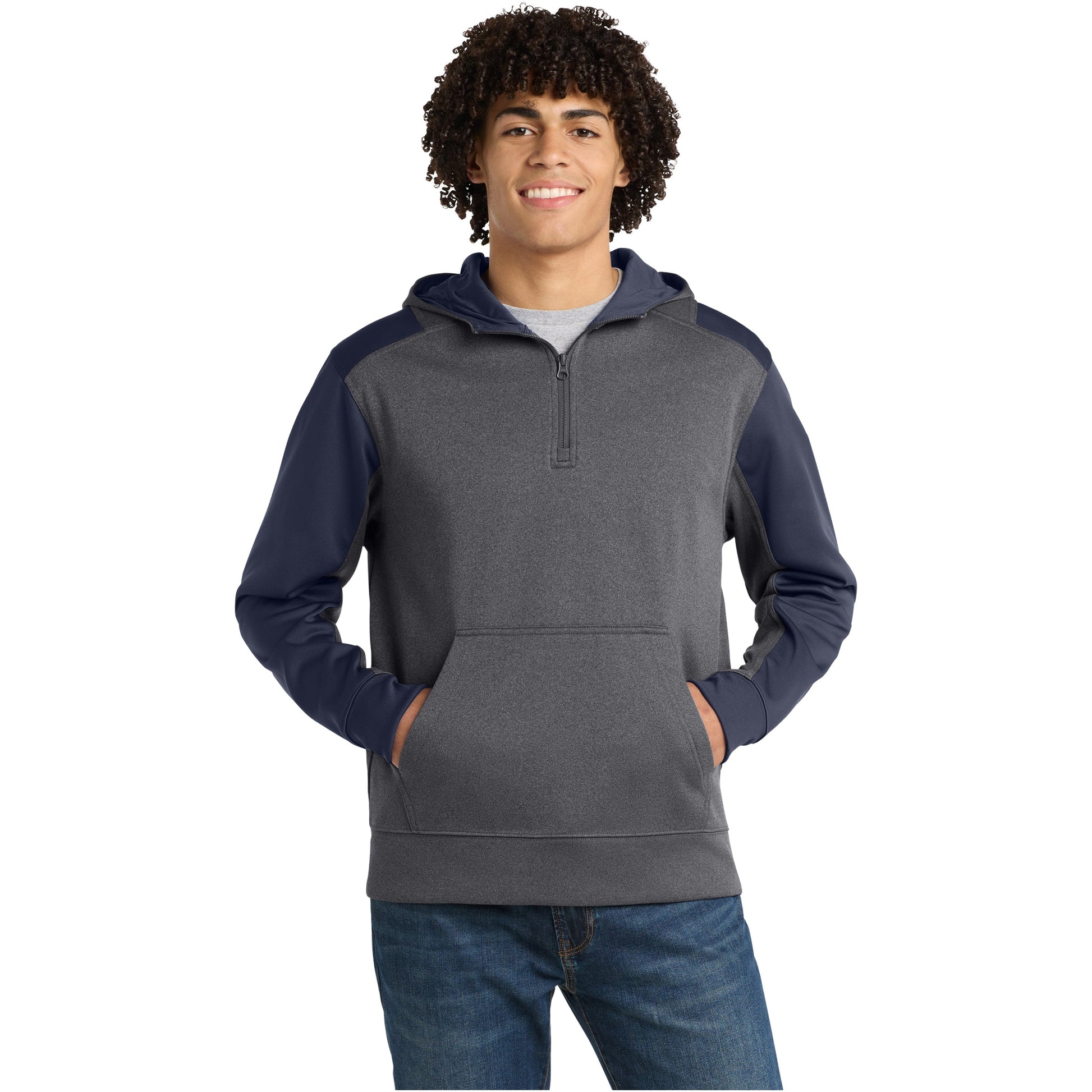 Graphite Heather/True Navy