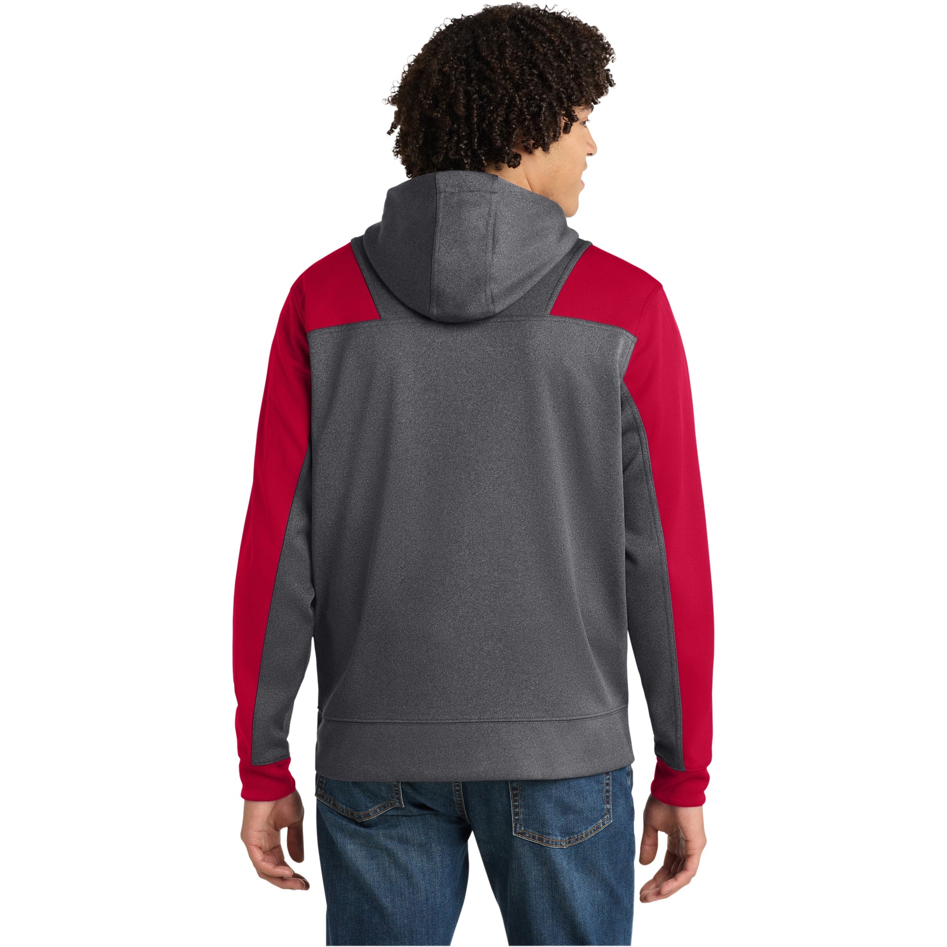 Graphite Heather/True Red