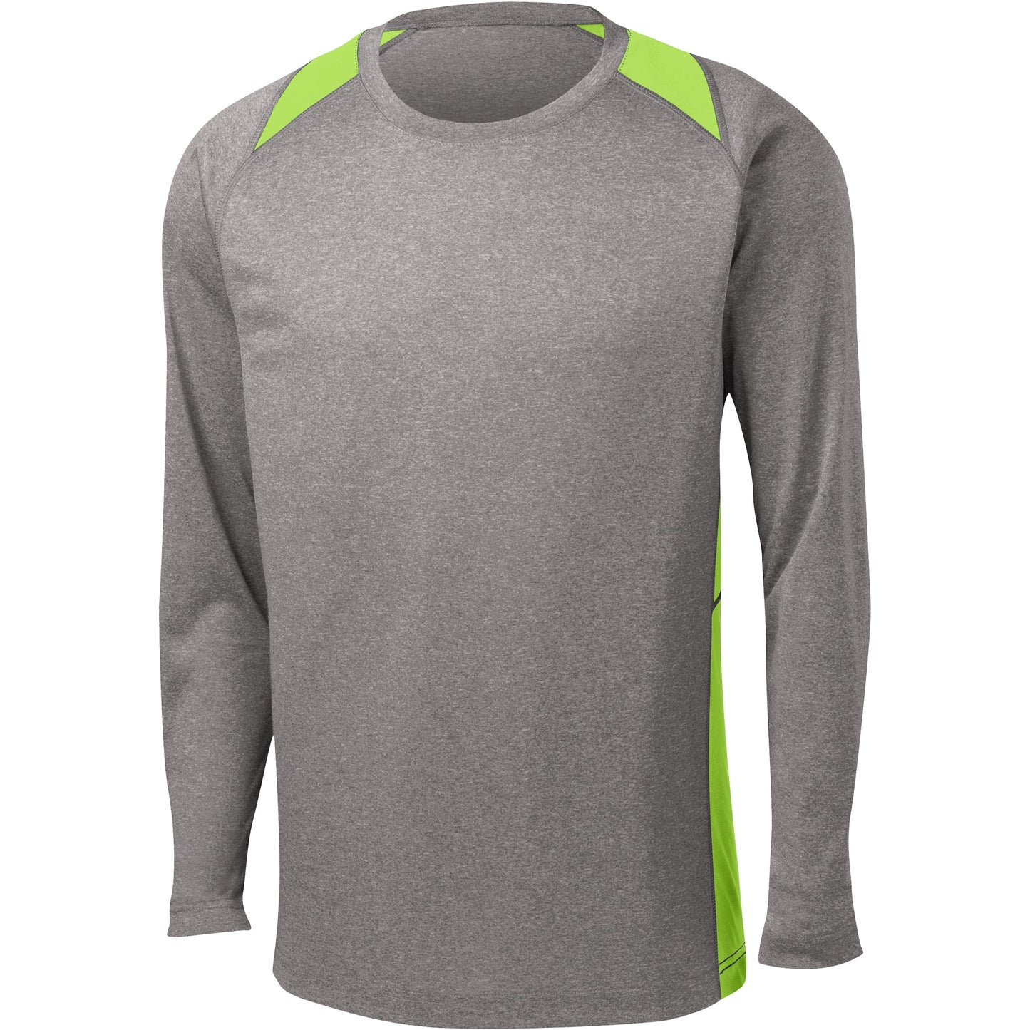 Long Sleeve Heather Colorblock Contender Tee