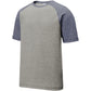 True Navy Heather/Light Grey Heather